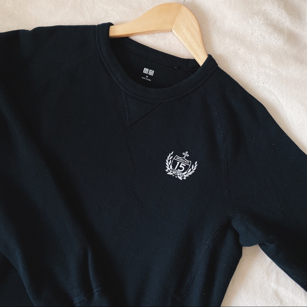 Uniqlo v insert crew neck sweater